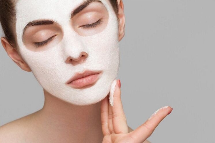 mascarilla de rejuvenecimiento de la piel del rostro